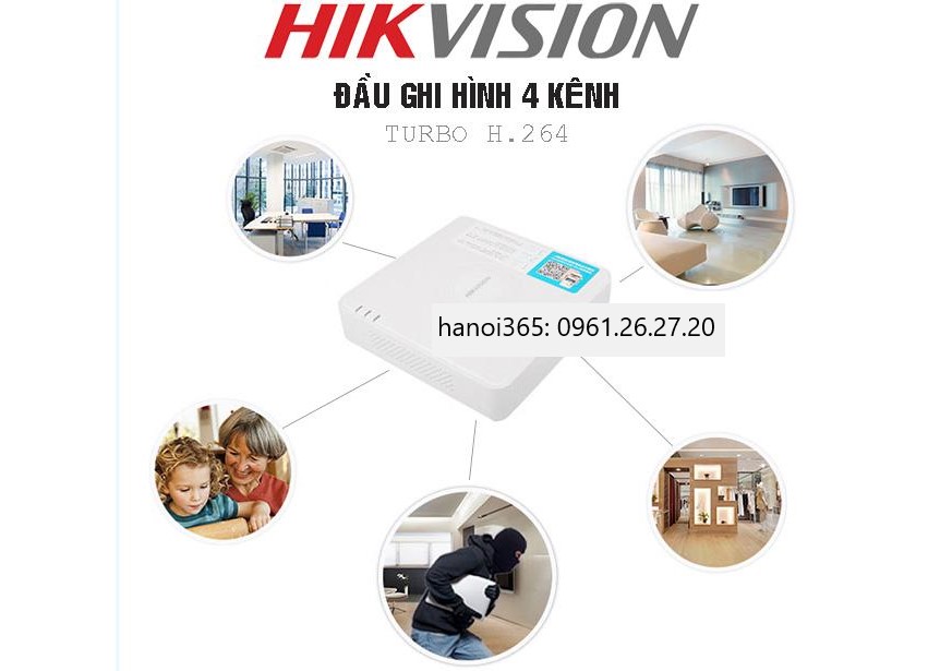 Lắp đặt, sửa chữa Đầu ghi hình HIKVISION DS-7104HQHI-K1 uy tín nhất Hà Nội